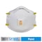 Scotch 3M N95 Paint Sanding Cup Disposable Respirator Pro-Series Valved White 10 pc 8511P10-DC-PS - alternate 7